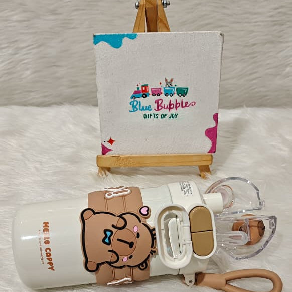🦫 Capy Bara Character Bottle – Water Bottle