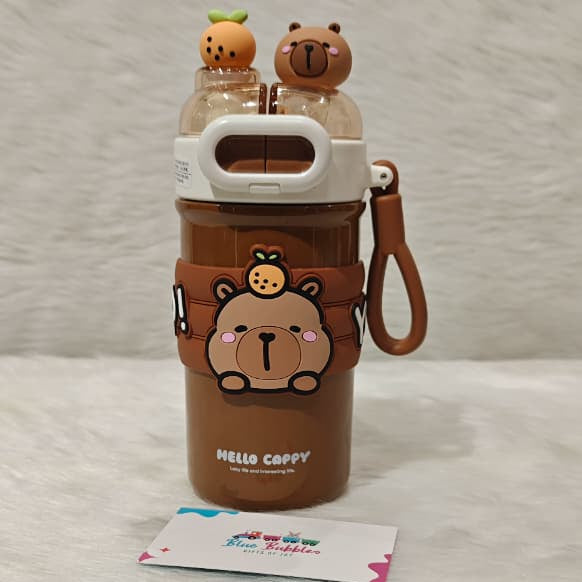 🦫 Capy Bara Character Bottle – Water Bottle