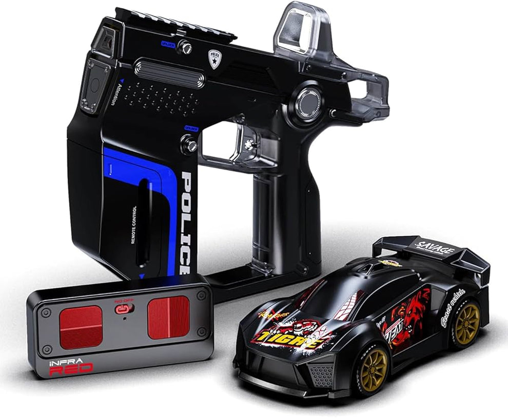 Infrared Battle RC Car Toy with Dual Remotes | Shoot & Knock-Down 2 Players Action Game
