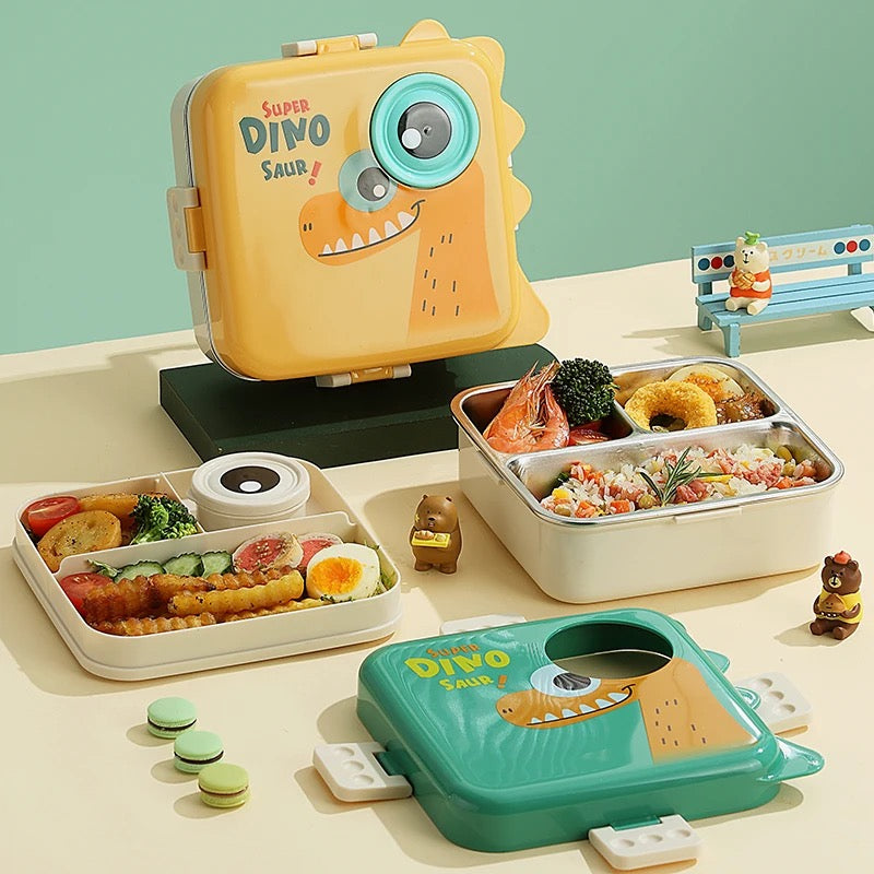 Kids Carnival Double Decker Stainless Steel Bento Box| Lunch Box
