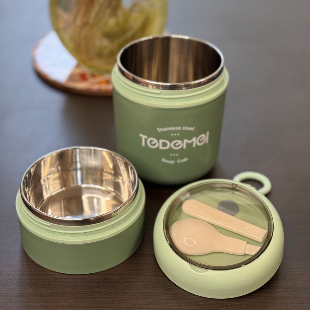 Big Tedemei - Double Bowl, Insulated Smart Bowl | Lunch Box