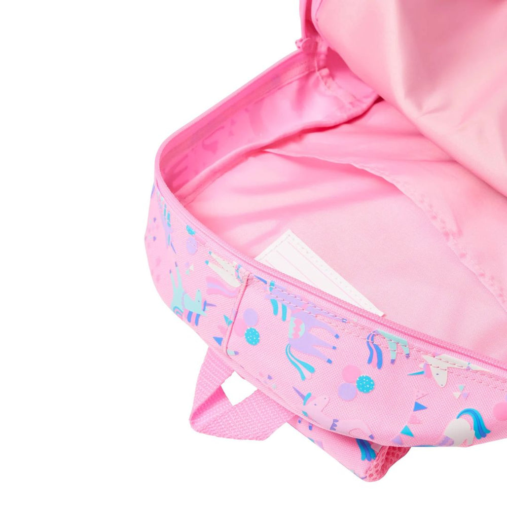 3D Design Backpack with Front Pocket for Kids (Unicorn)