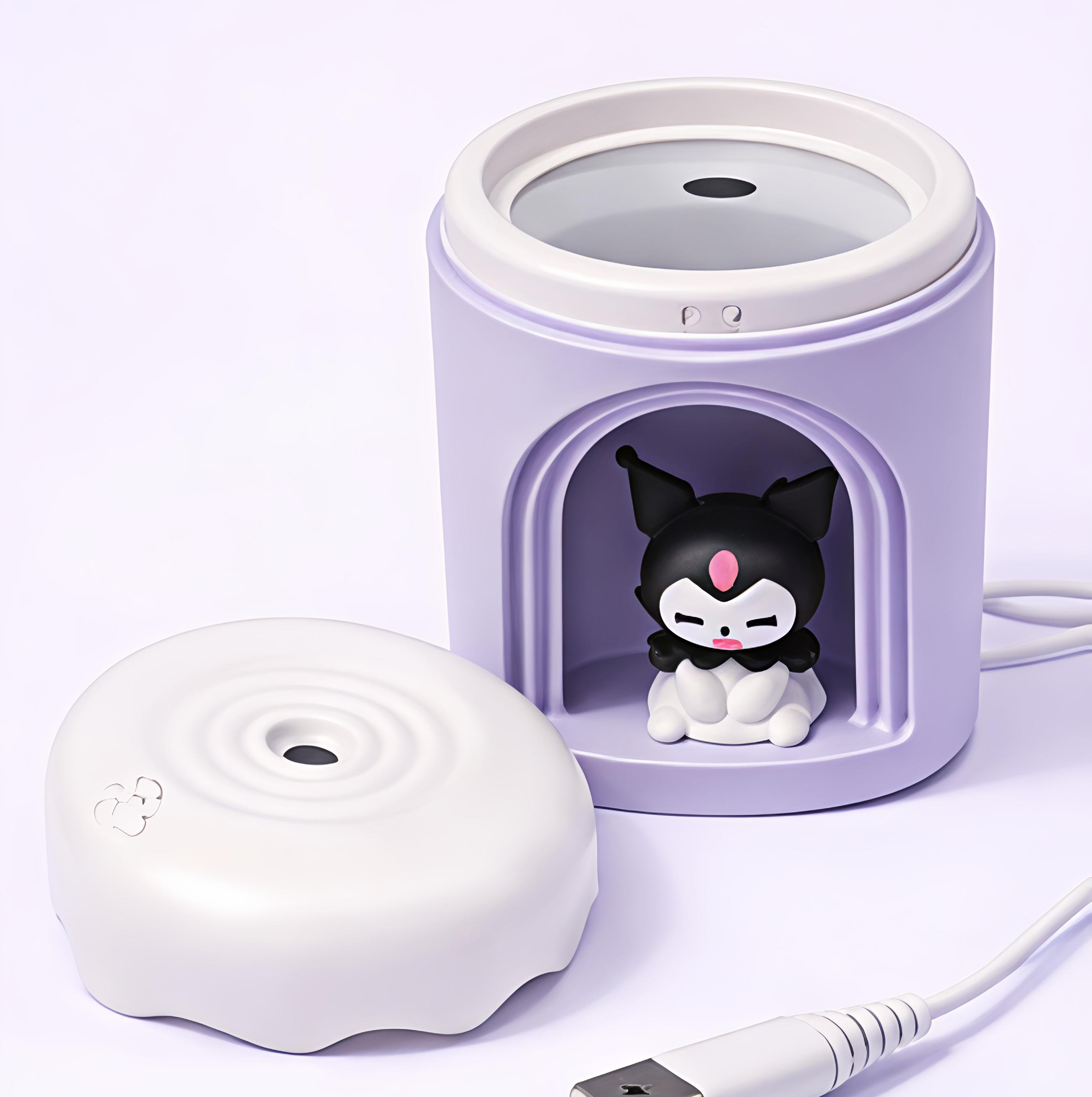 Cute Character USB Humidifier with Night Light for Kids – 300 ml Desktop Humidifier