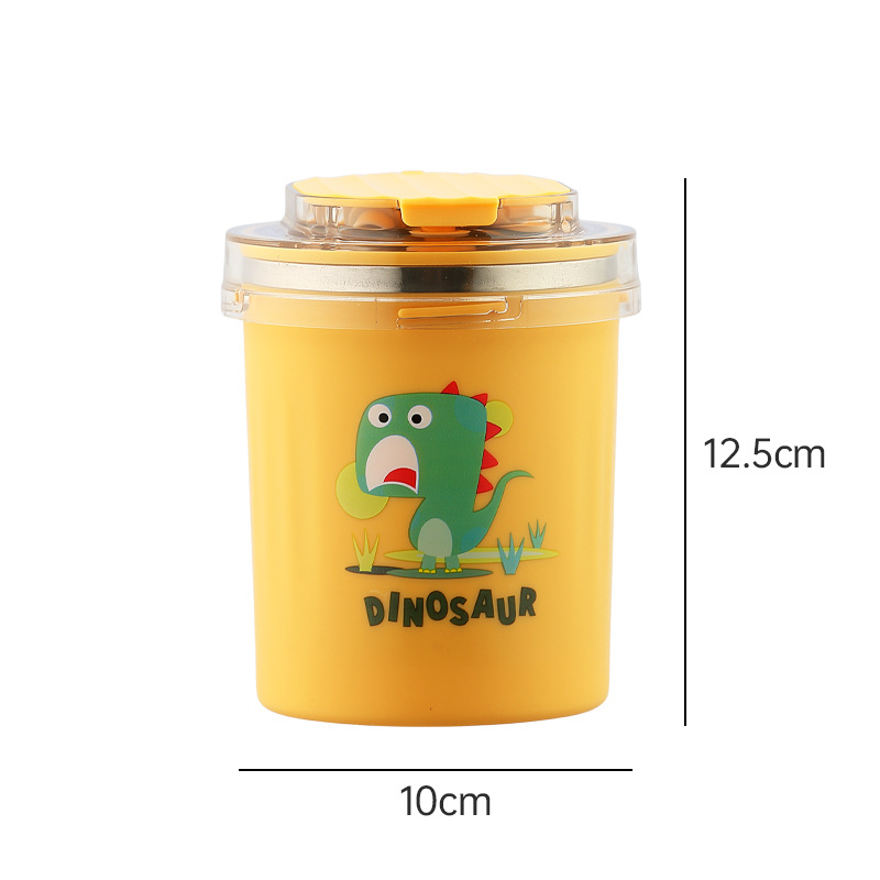 CuddleNest 530ml Stainless Steel Insulated Food Jar | Cartoon Soup Cup for Hot & Cold Meals | Kids School Tiffin | Travel Lunch Container